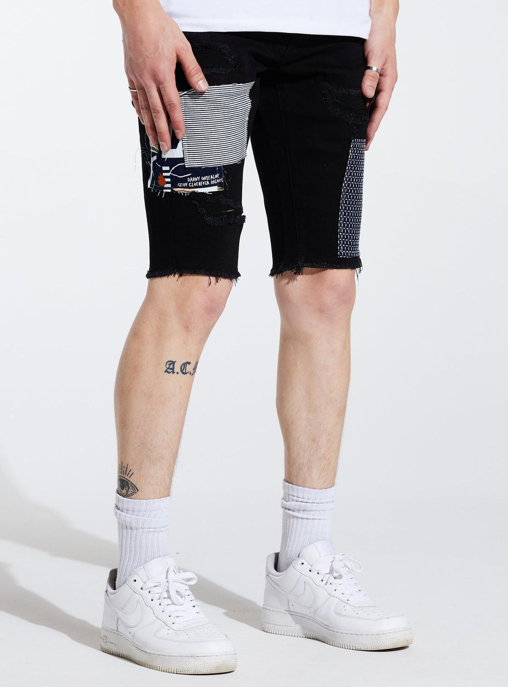 Crysp Denim Shorts - Charter - Black - CRYSPSP221-135