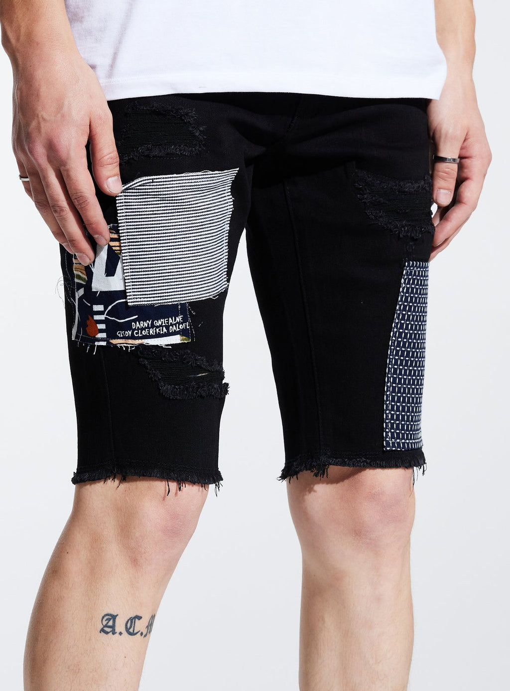 Crysp Denim Shorts - Charter - Black - CRYSPSP221-135