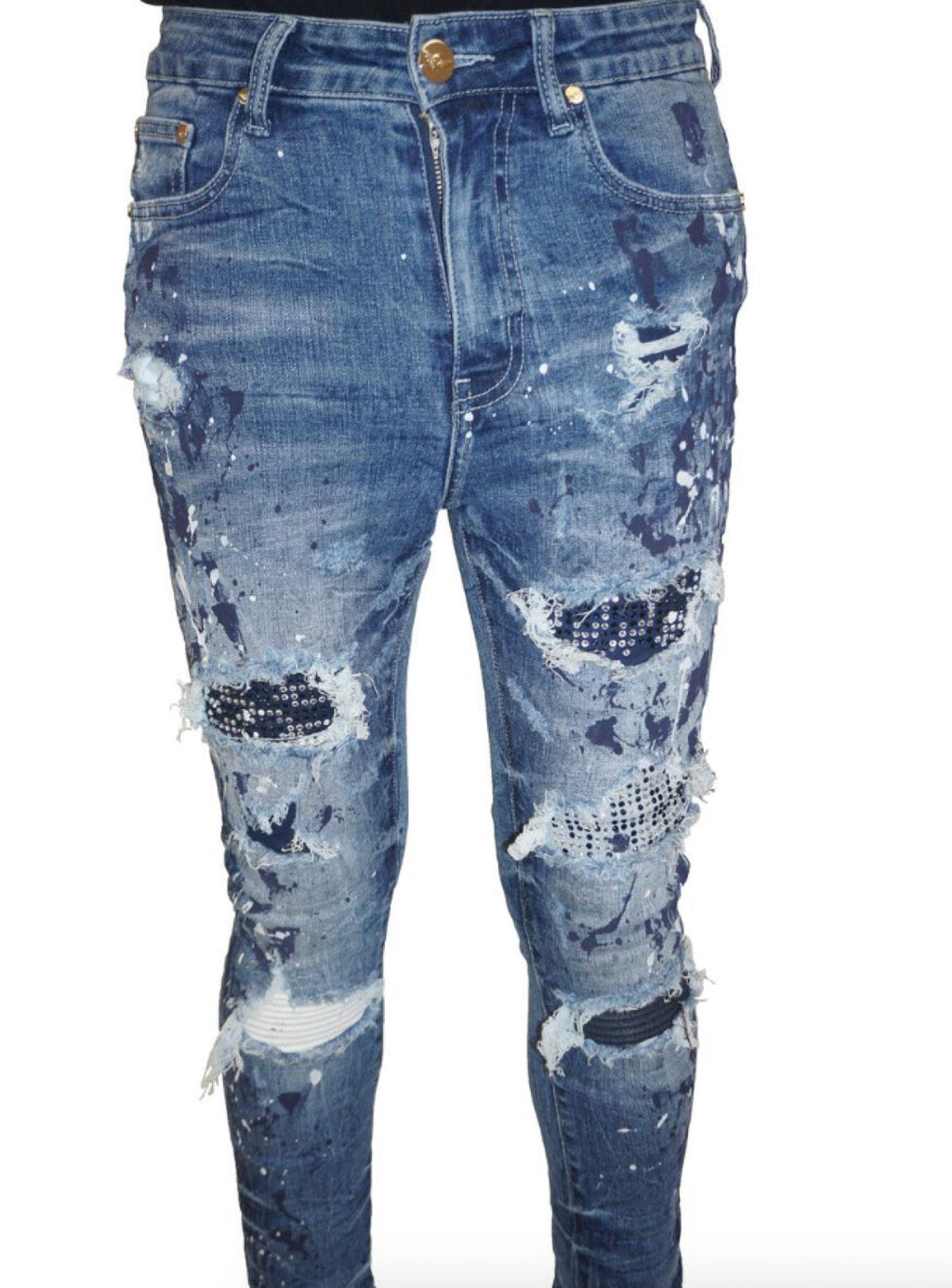 Ferrari Massari Jeans - Drippin Hustler Blue - Blue