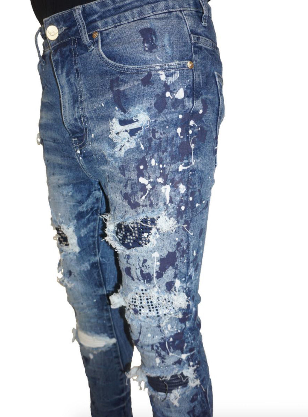 Ferrari Massari Jeans - Drippin Hustler Blue - Blue