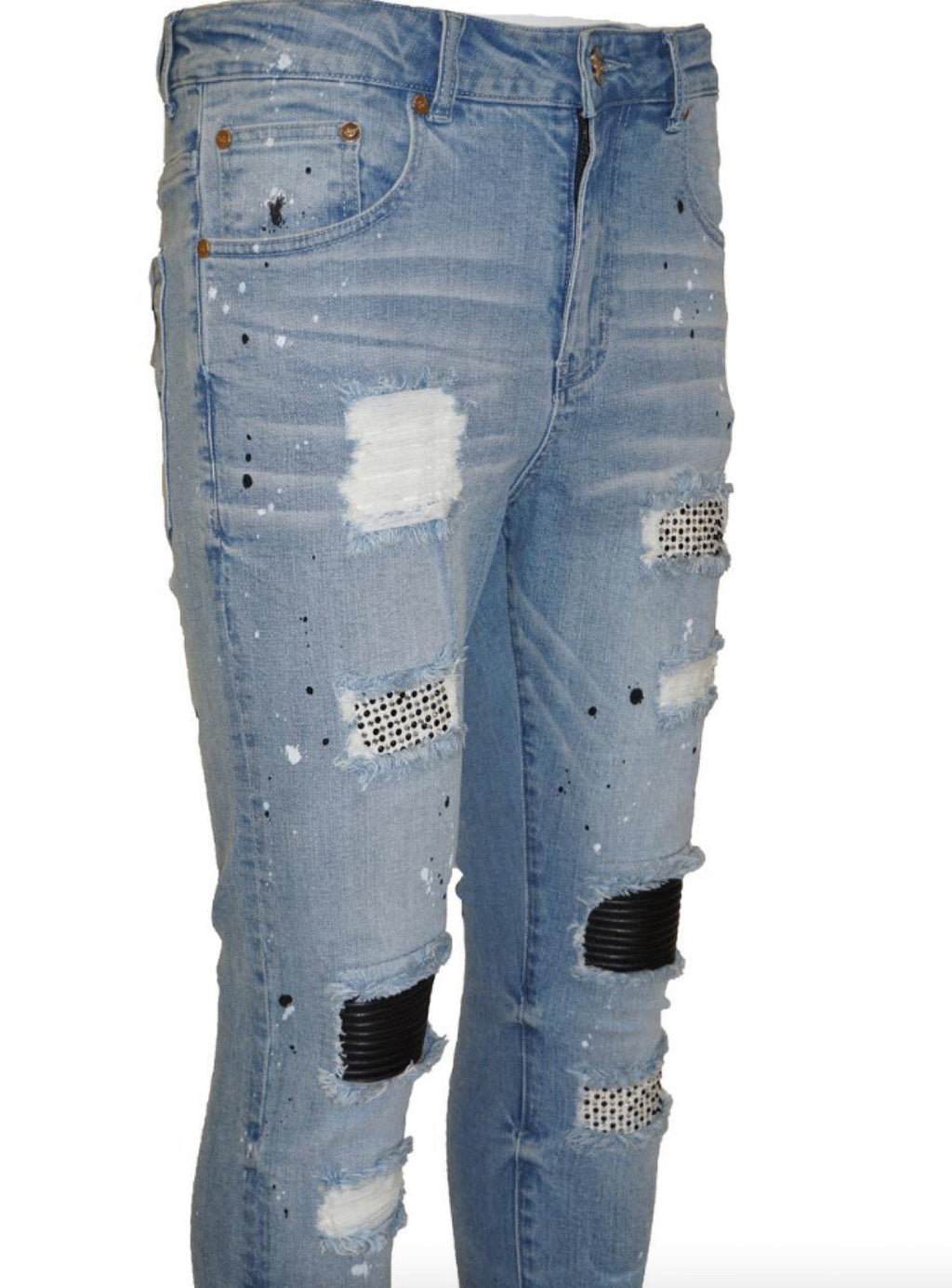 Ferrari Massari Jeans - Diamonds Hustler Blue - Blue