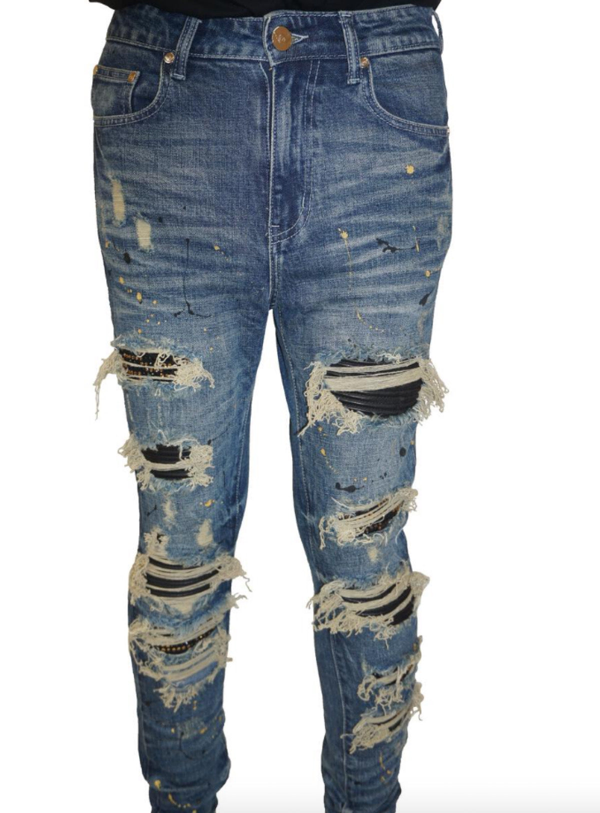 Ferrari Massari Jeans - Kingpin Hustler Gold - Blue