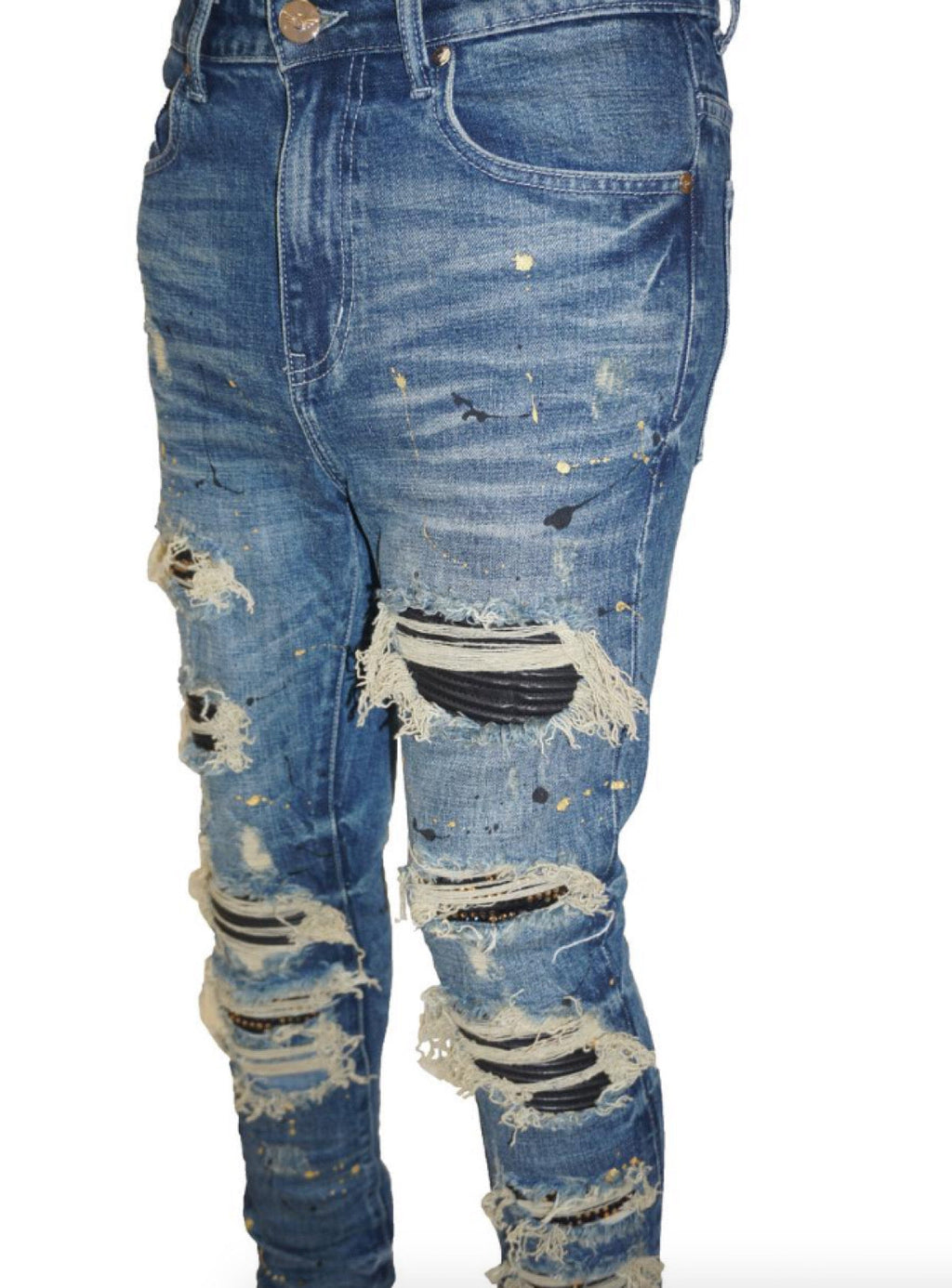 Ferrari Massari Jeans - Kingpin Hustler Gold - Blue