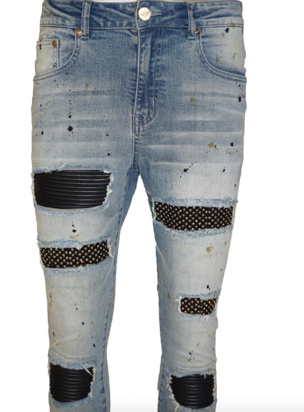 Ferrari Massari Jeans - Diamonds Hustler Gold - Blue