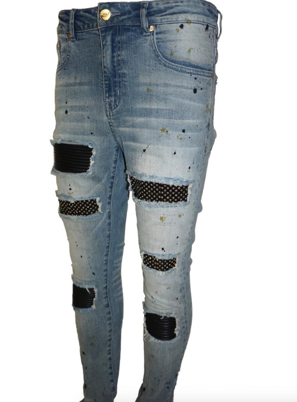 Ferrari Massari Jeans - Diamonds Hustler Gold - Blue