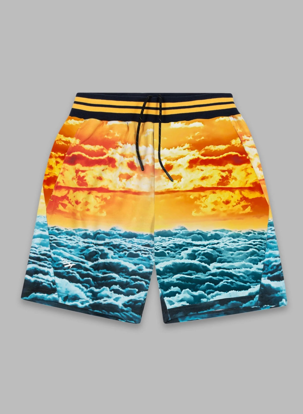 Paper Plane Shorts - Cloud Surf - Blue/Yellow - 600024