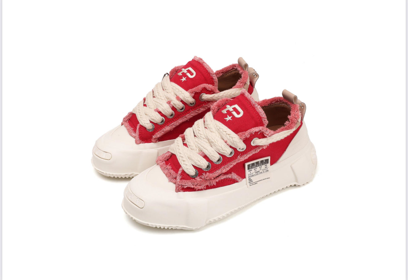 Politics Shoes - Bergen - Red and Cream - 200