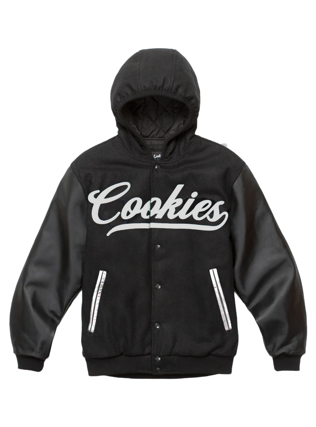Cookies Jacket - Pack Talk Paneled Letterman - Black - 1564O6618