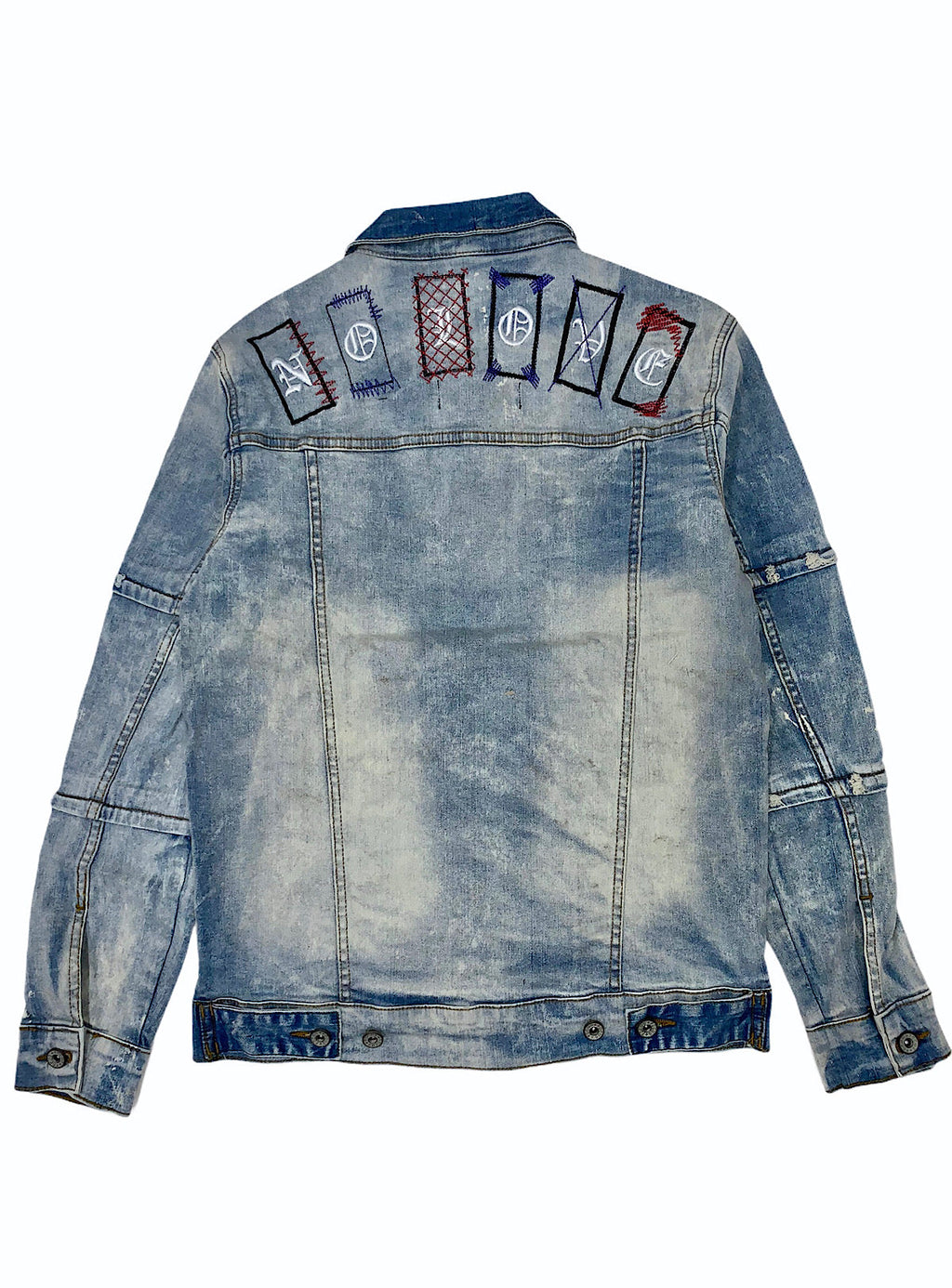 Focus Jacket - Heart Breaker - Vintage Blue And Red - 4005-J