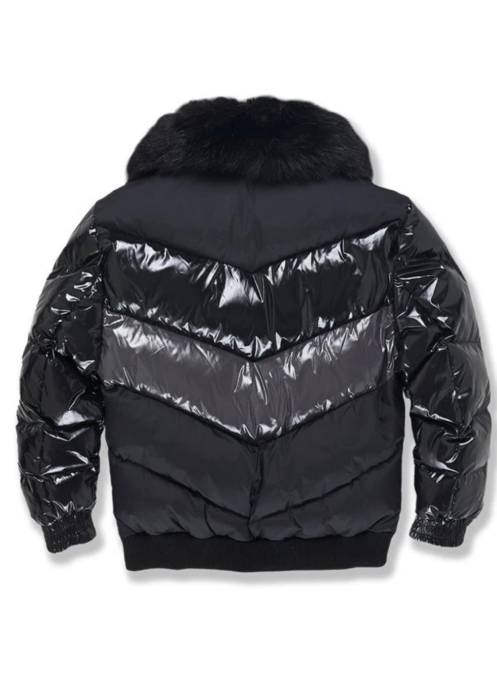Jordan Craig Kids Jacket - Blocked Puffer - Triple Black - 91548K