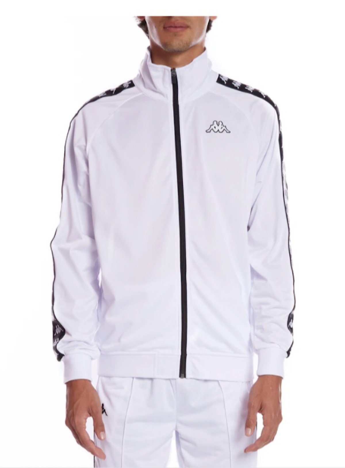 Kappa Tracksuit - 222 Banda Anniston - White/Black - 3502050