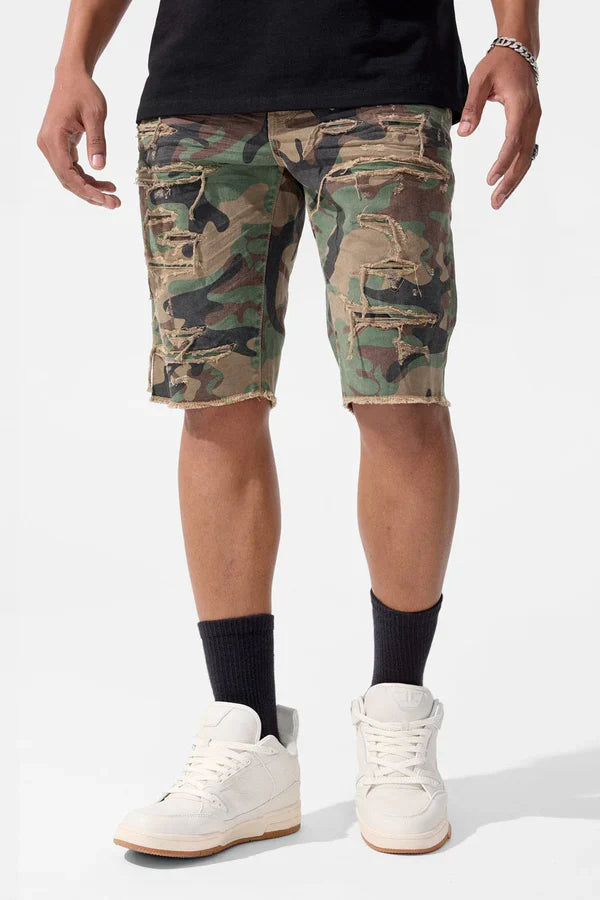 Jordan Craig Shorts - OG Tulsa Camo Twill - Woodland - J3219SC