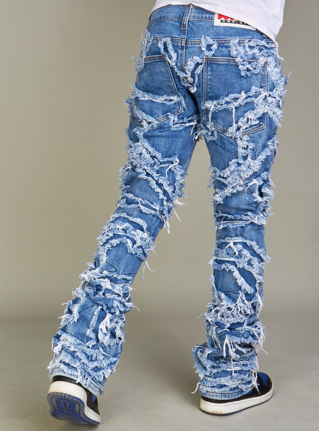 NME Jeans - Stacked  - Liberty - Mid Blue  - 501