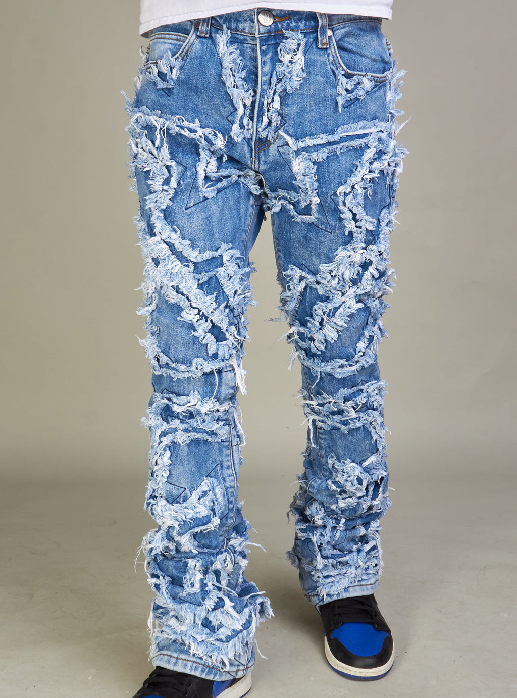 NME Jeans - Stacked  - Liberty - Mid Blue  - 501