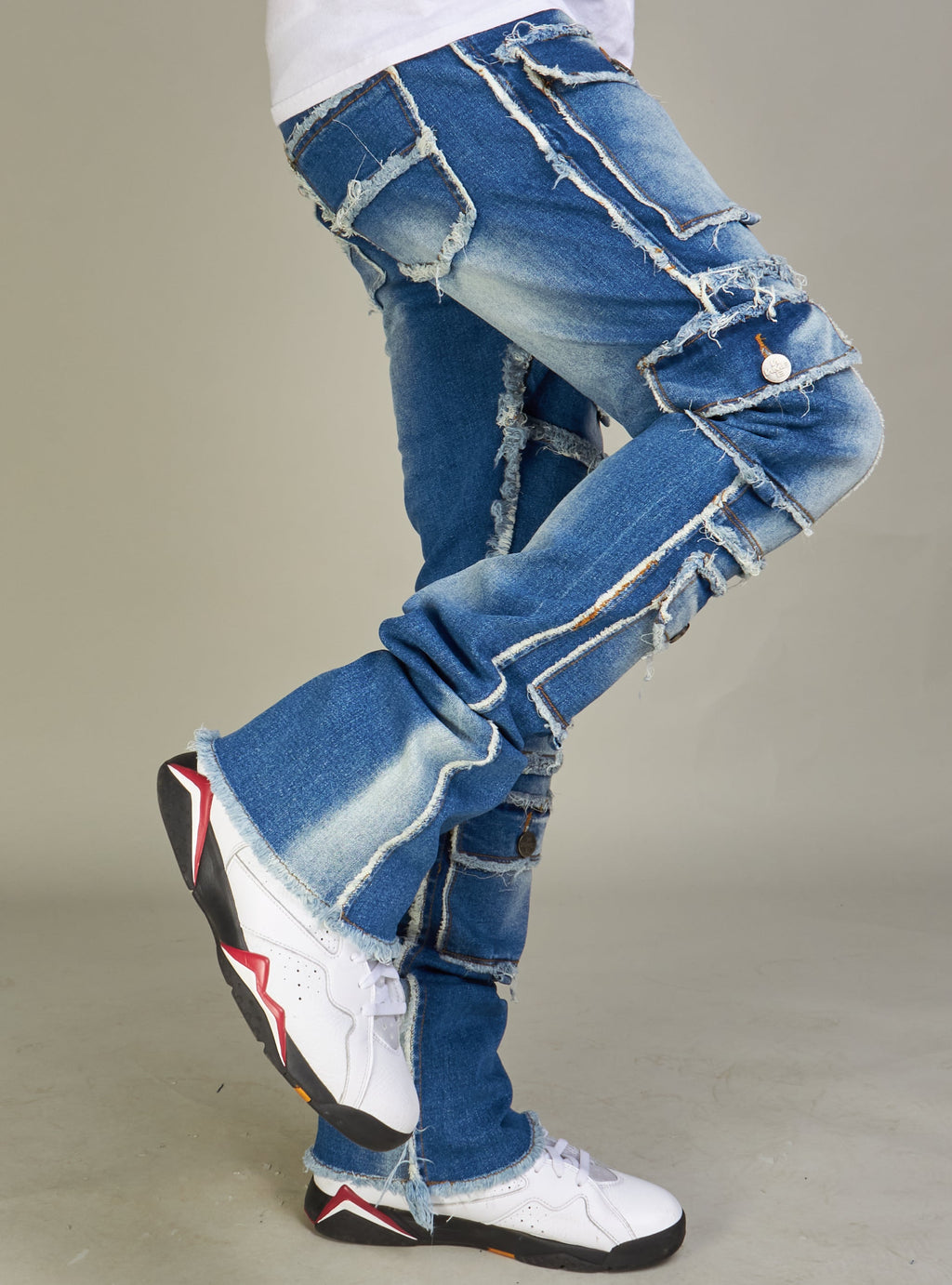 NME Jeans - Stacked  - Stokes -  Blue Wash - 507