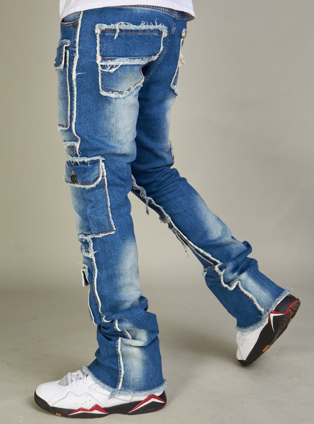 NME Jeans - Stacked  - Stokes -  Blue Wash - 507