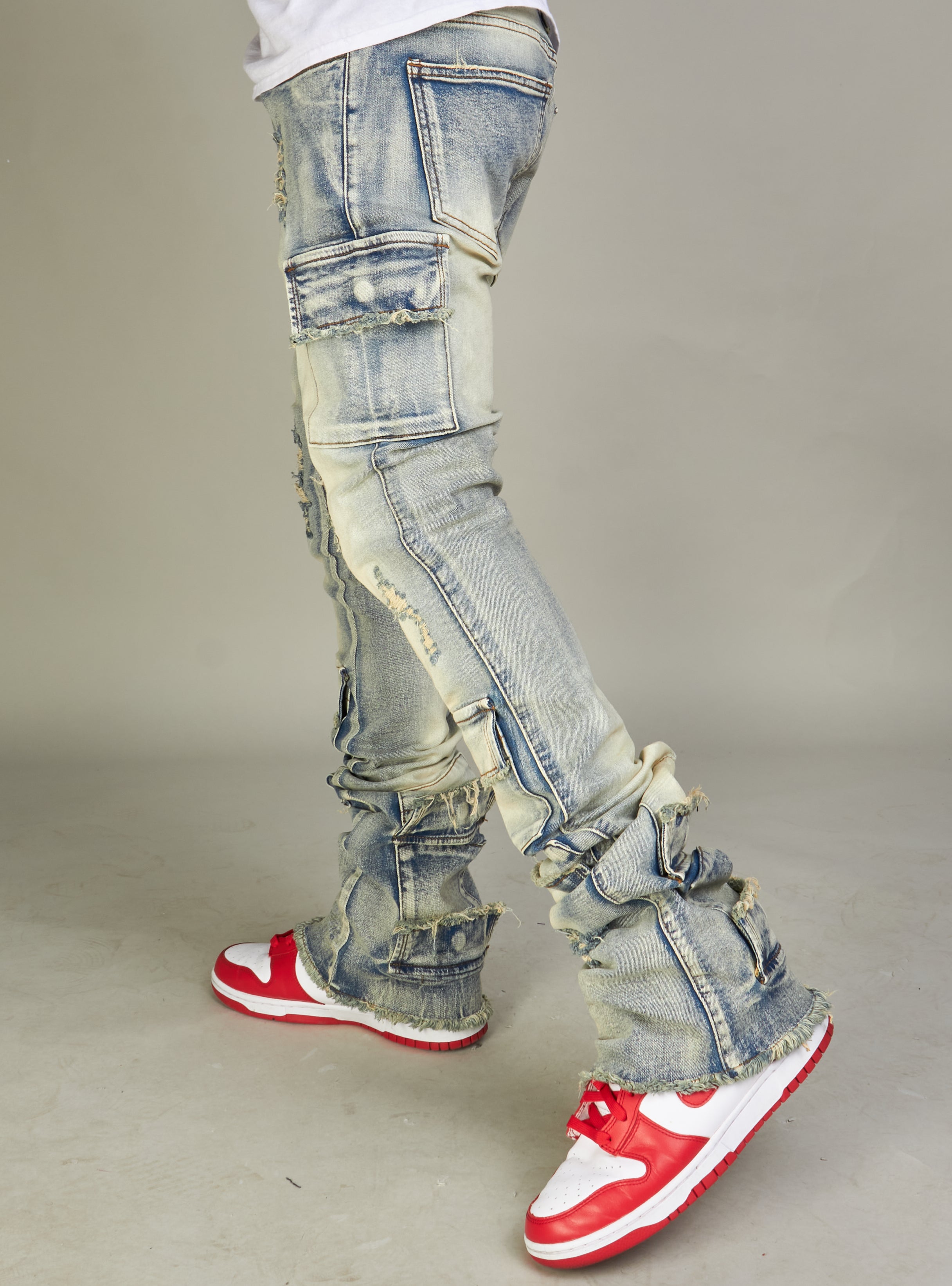 NME Jeans - Stacked  - Will - Light Blue Wash - 507