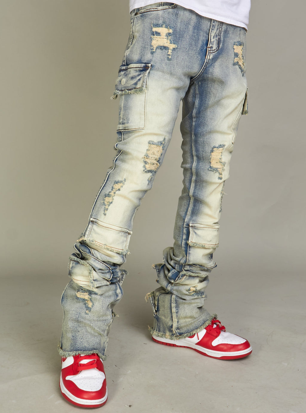 NME Jeans - Stacked  - Will - Light Blue Wash - 507