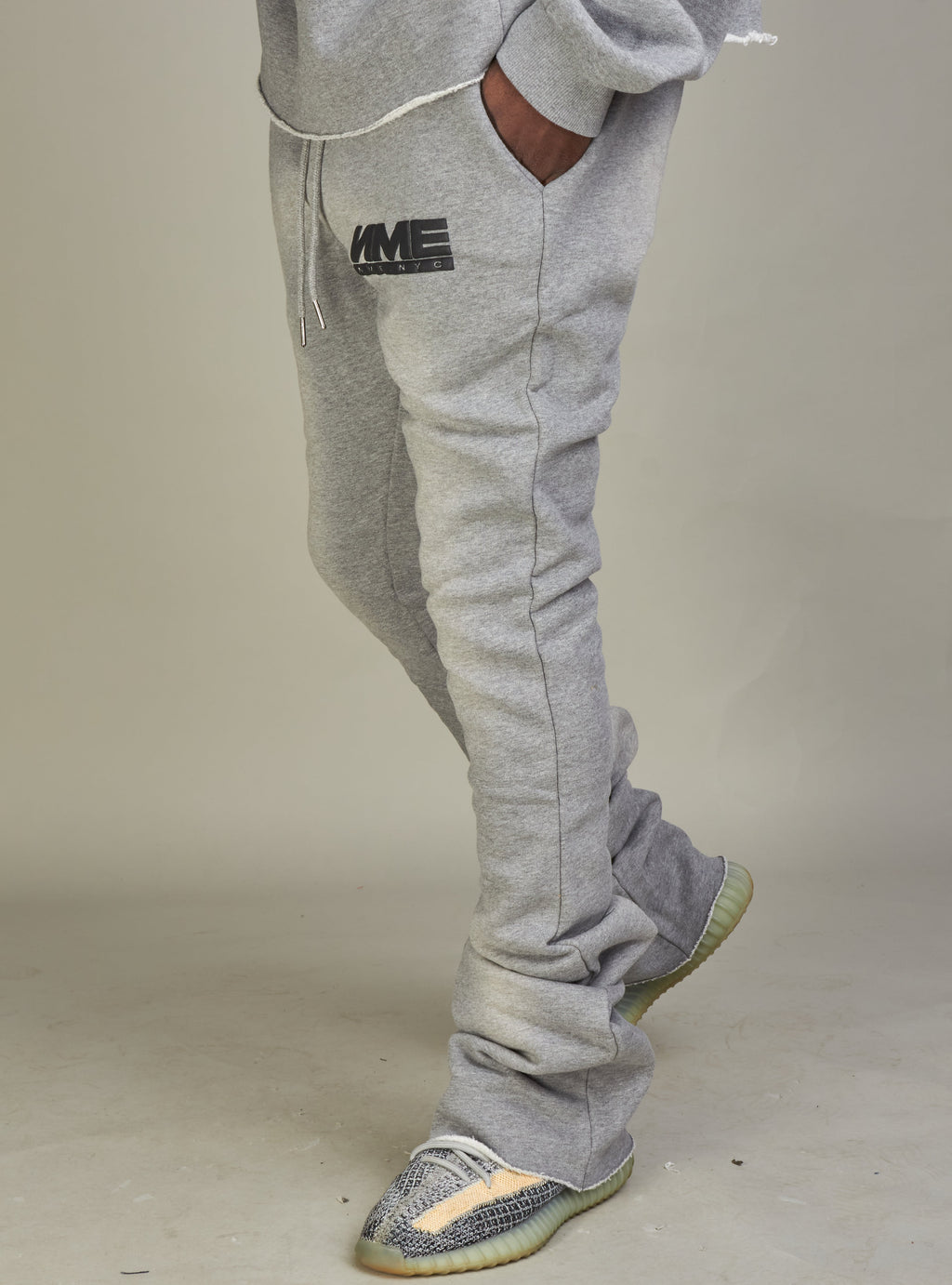 NME Sweatpants - Fading - Damien - Dark Grey Wash - 705