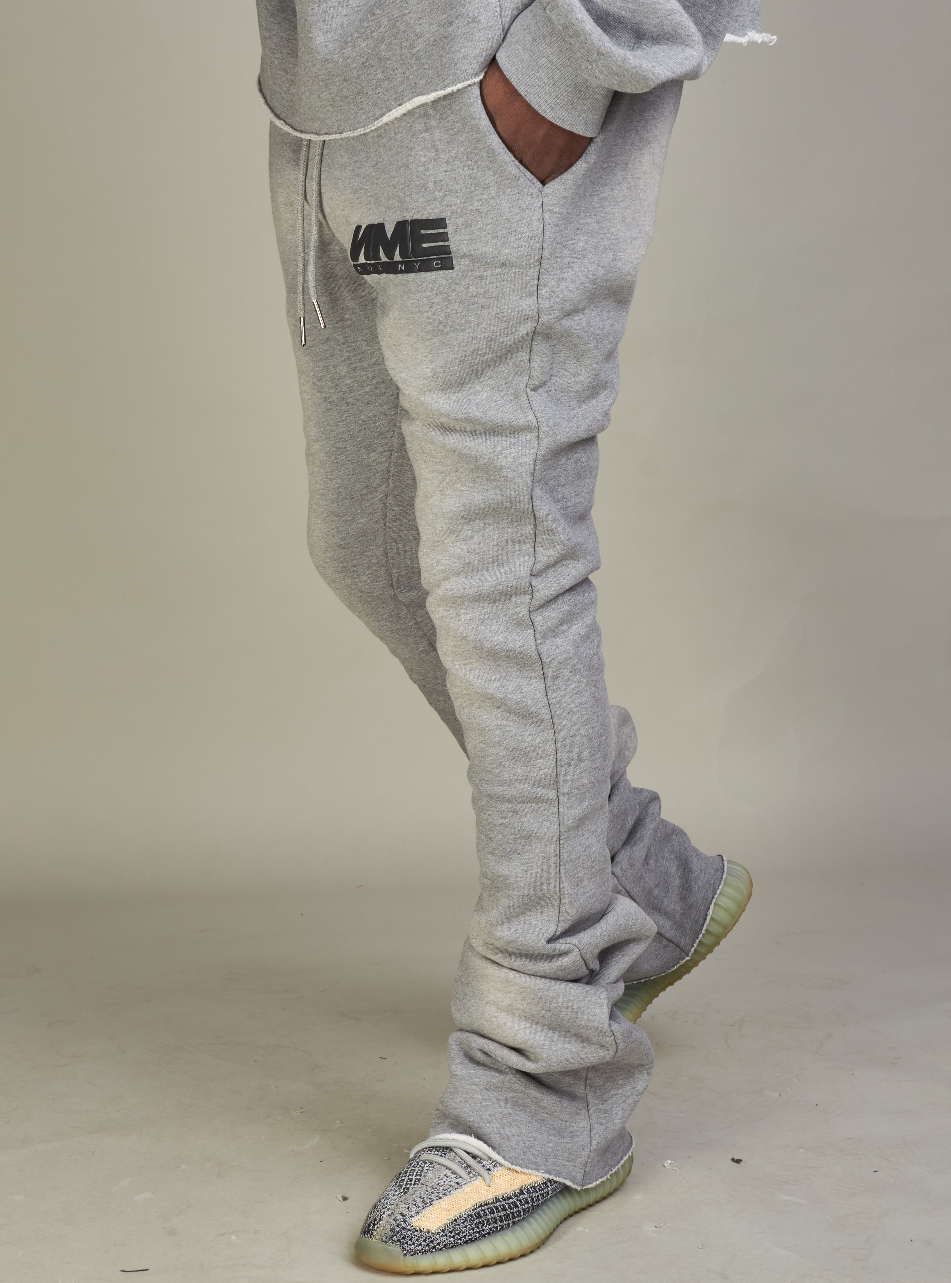 NME Sweatpants - Fading - Damien - Dark Grey Wash - 705