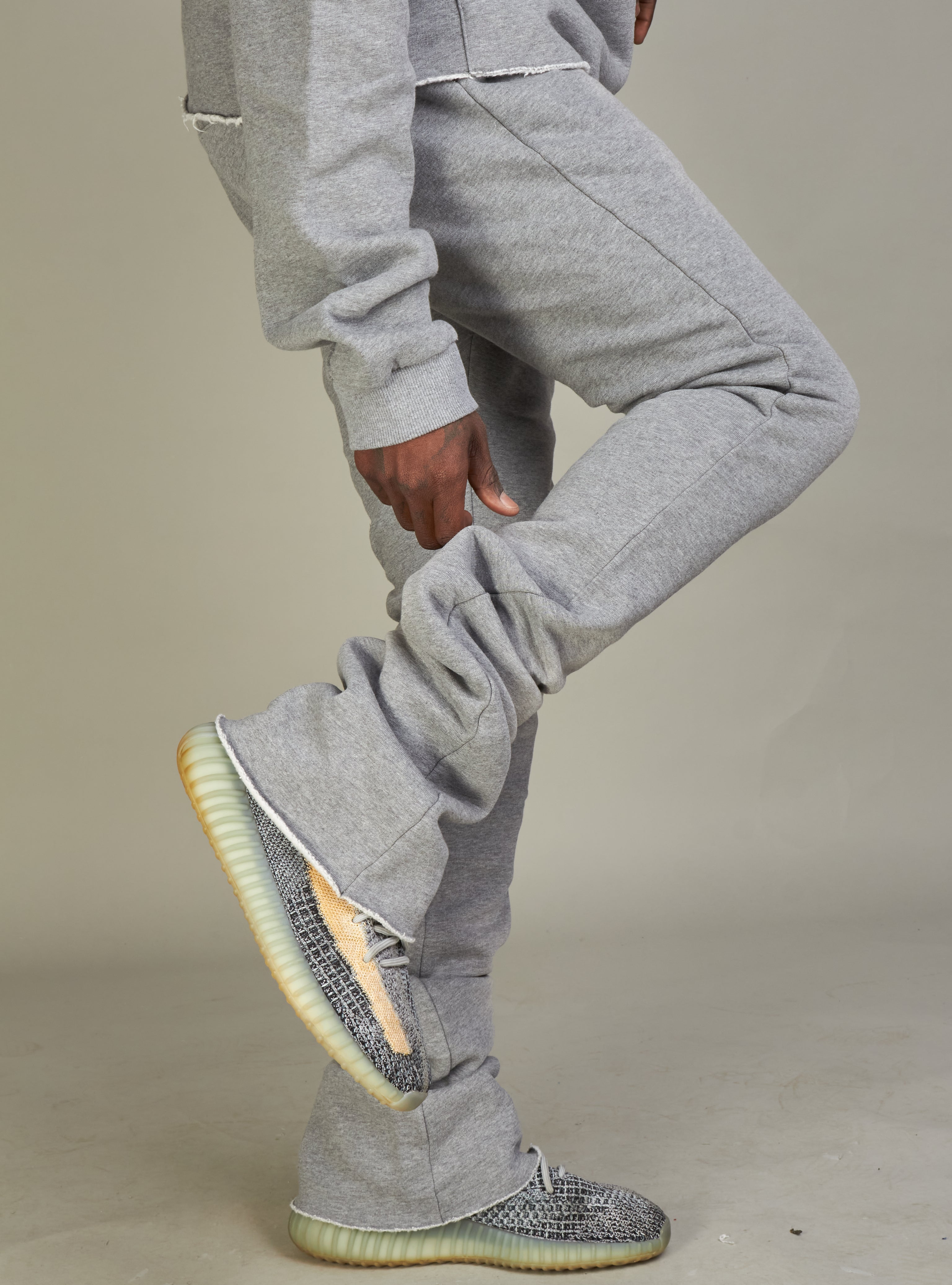 NME Sweatpants - Fading - Damien - Dark Grey Wash - 705