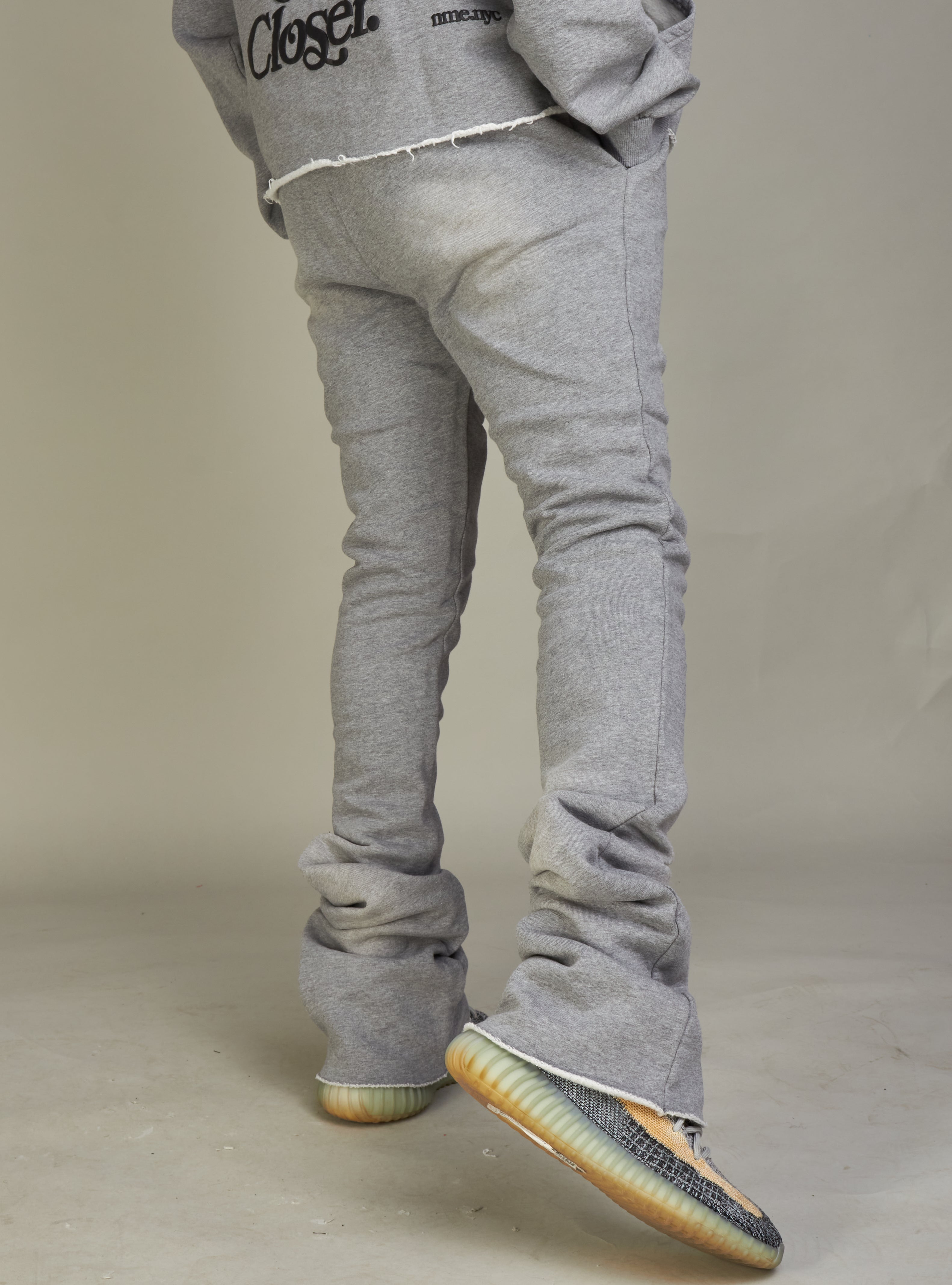 NME Sweatpants - Fading - Damien - Dark Grey Wash - 705