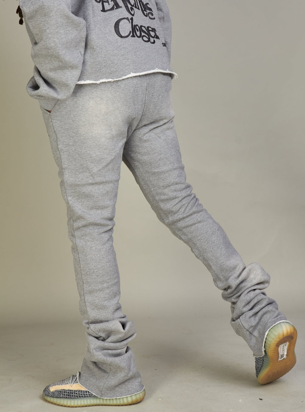NME Sweatpants - Fading - Damien - Dark Grey Wash - 705