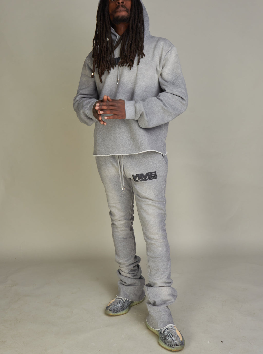 NME Sweatpants - Fading - Damien - Dark Grey Wash - 705