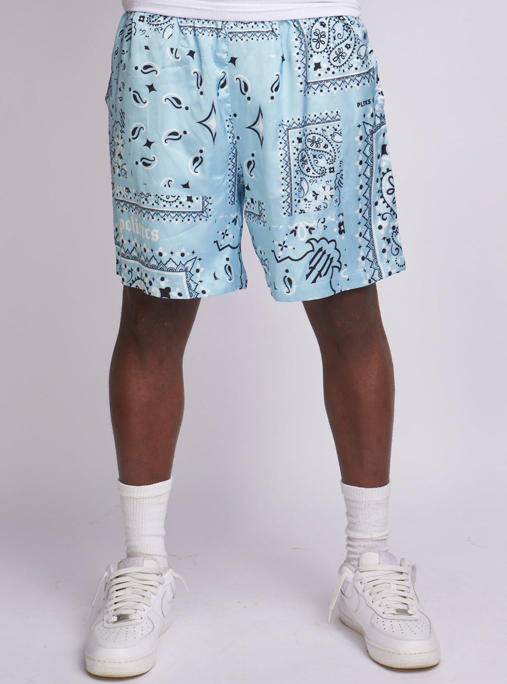 Politics Shorts - Blue Bandana  - Hughes623