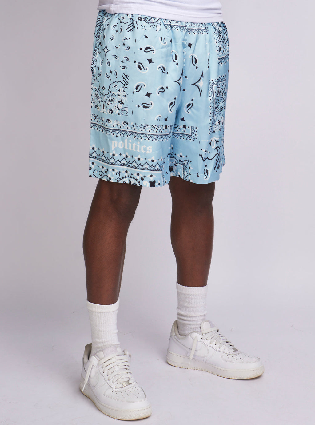 Politics Shorts - Blue Bandana  - Hughes623