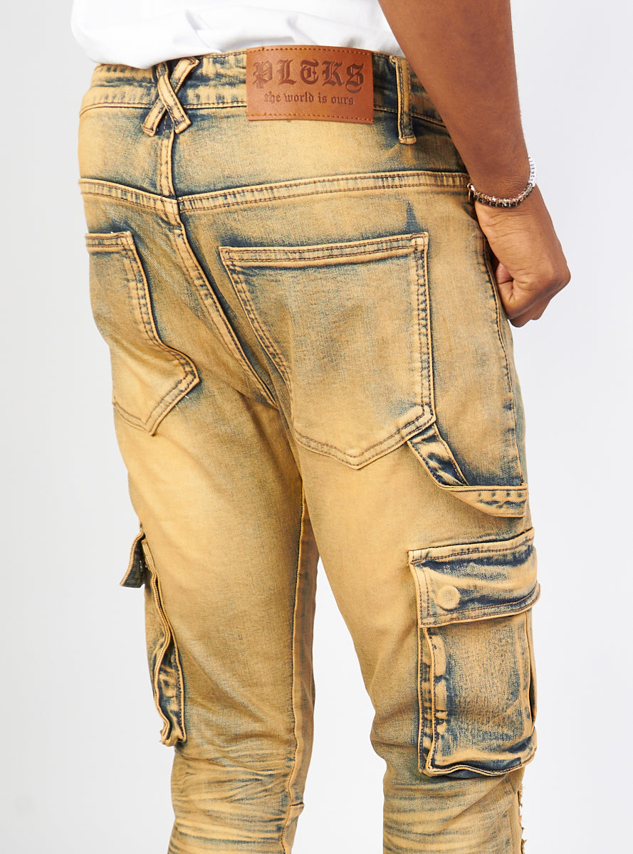 Politics Flare Stacked Pants - Mott - Vintage Wash - 501
