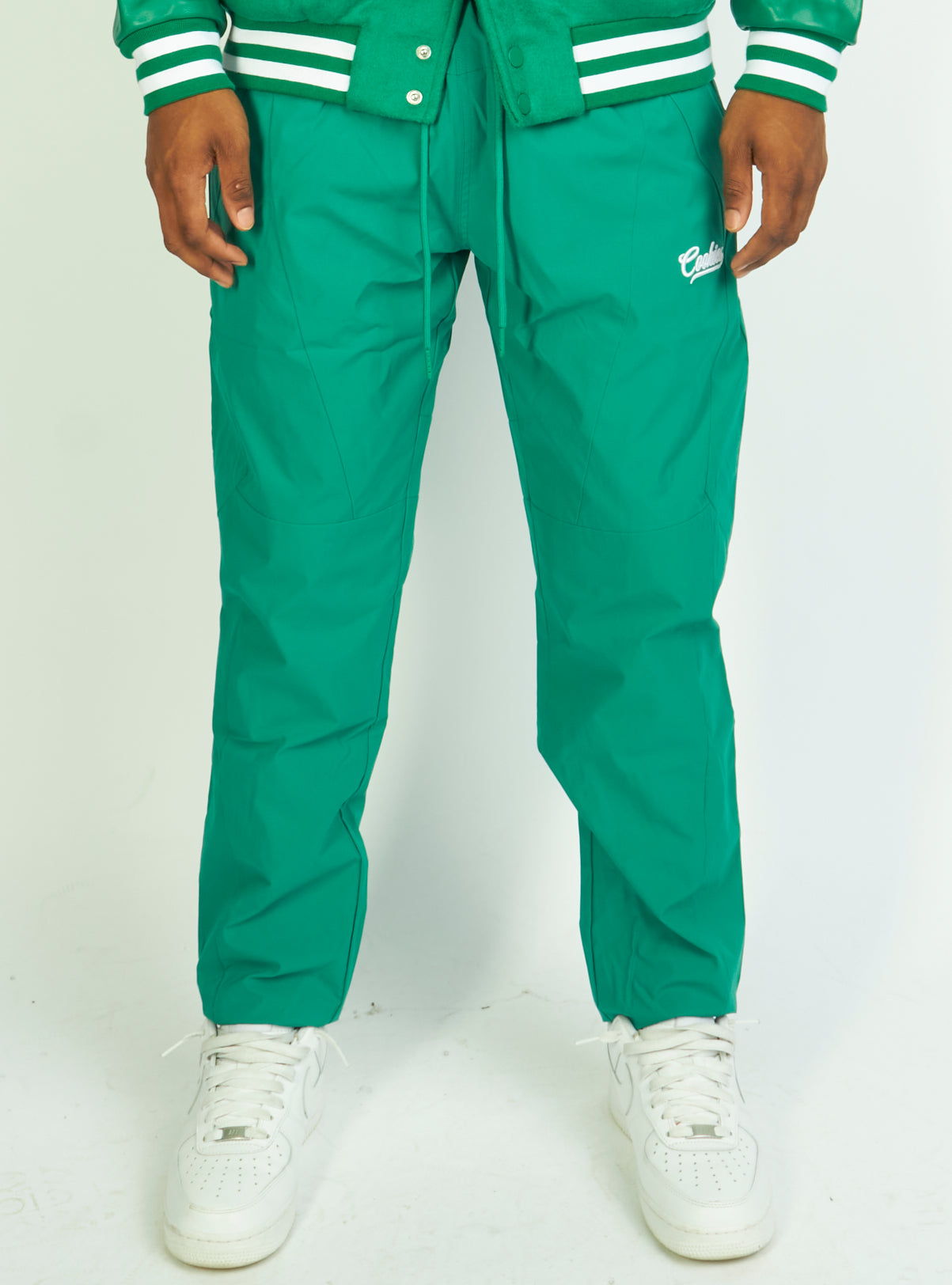 Cookies Track Pants - Pack Talk Paneled - Forest Green - 1564B6620