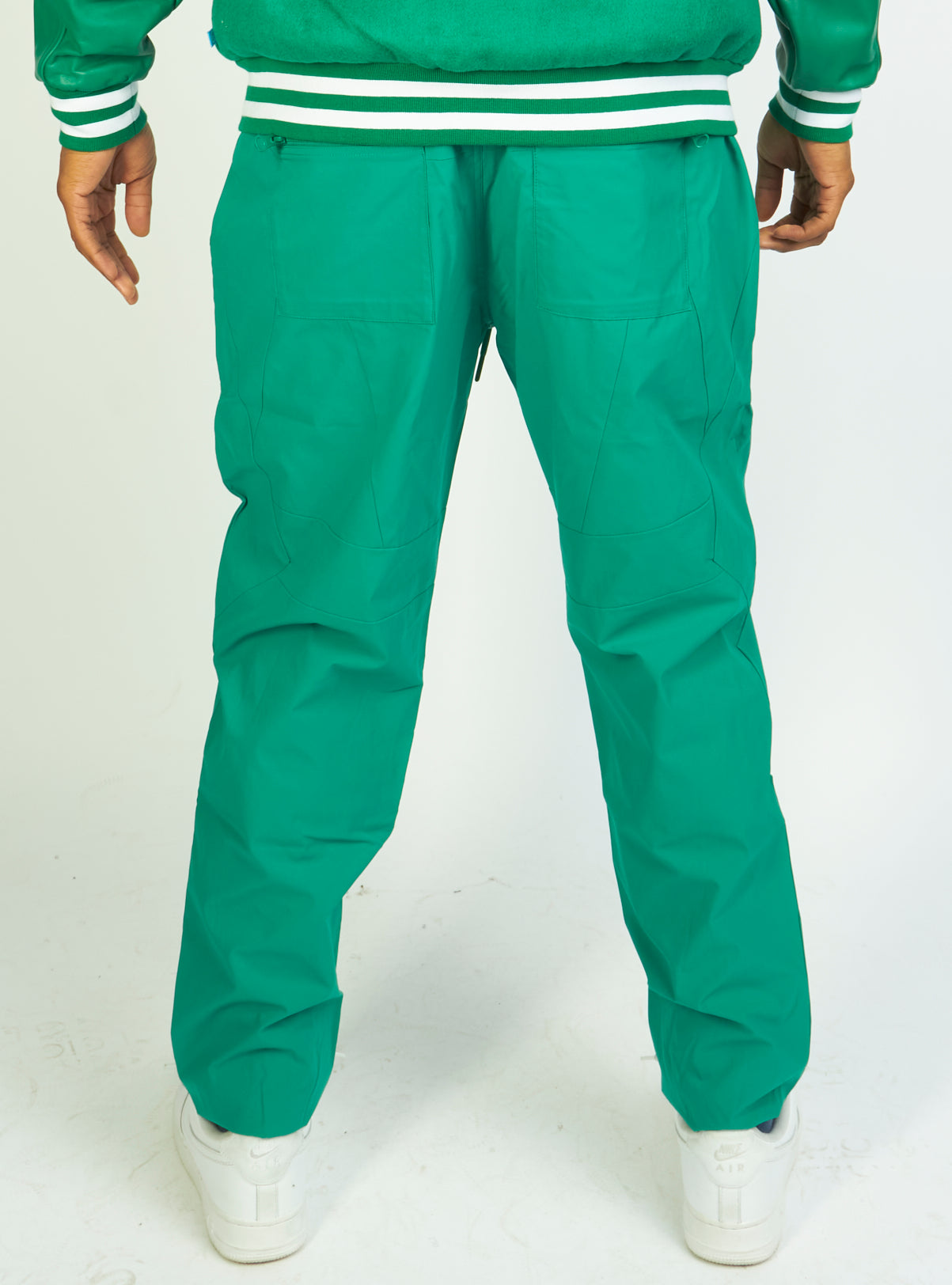 Cookies Track Pants - Pack Talk Paneled - Forest Green - 1564B6620