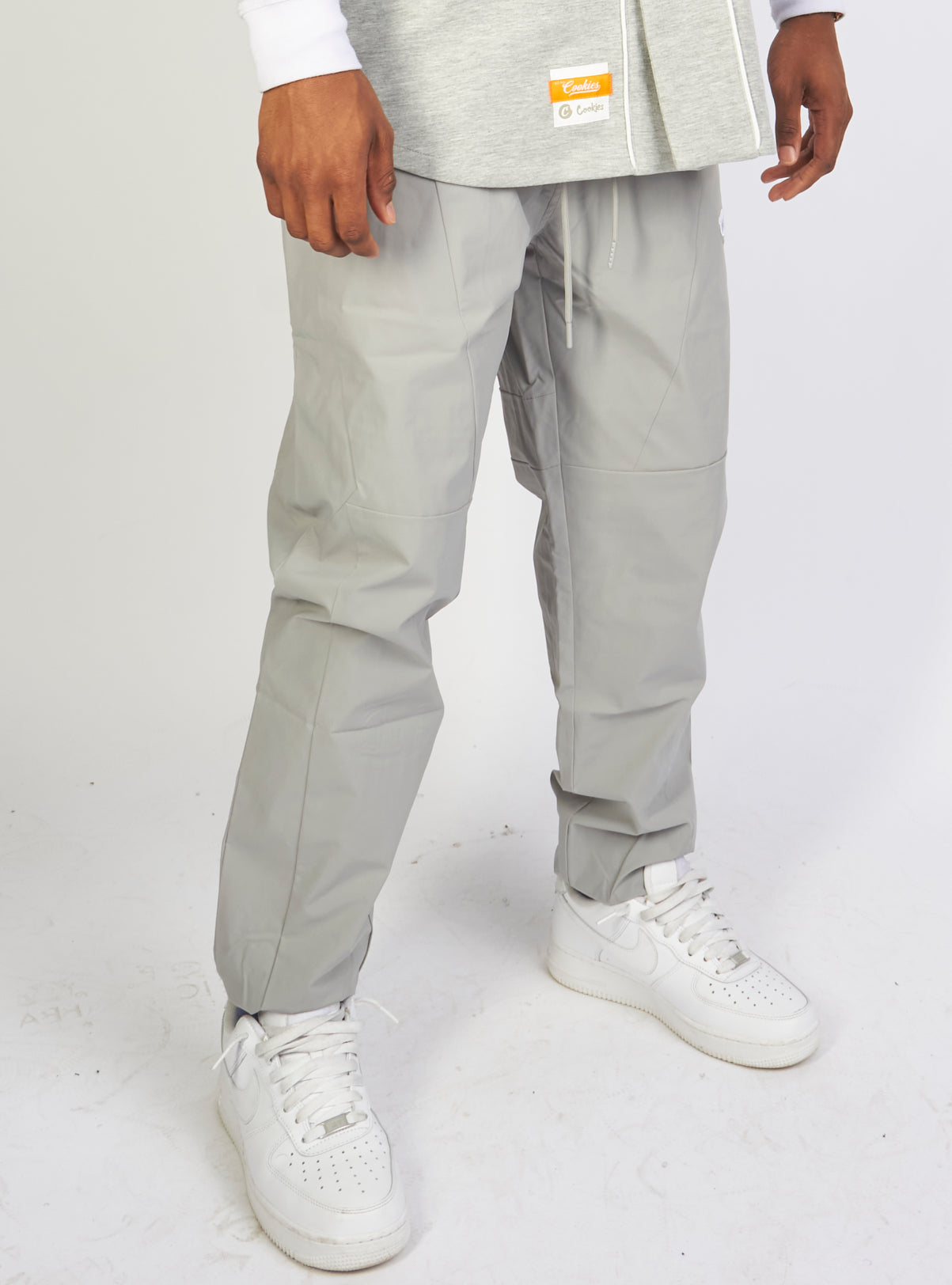 Cookies Track Pants - Pack Talk Paneled - Heather Grey - 1564B6620
