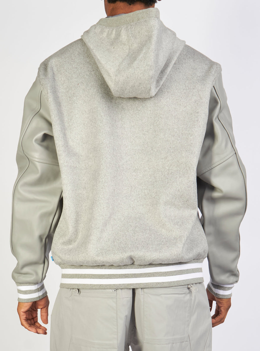 Cookies Jacket - Pack Talk Hooded Letterman - Heather Grey - 1564O6618