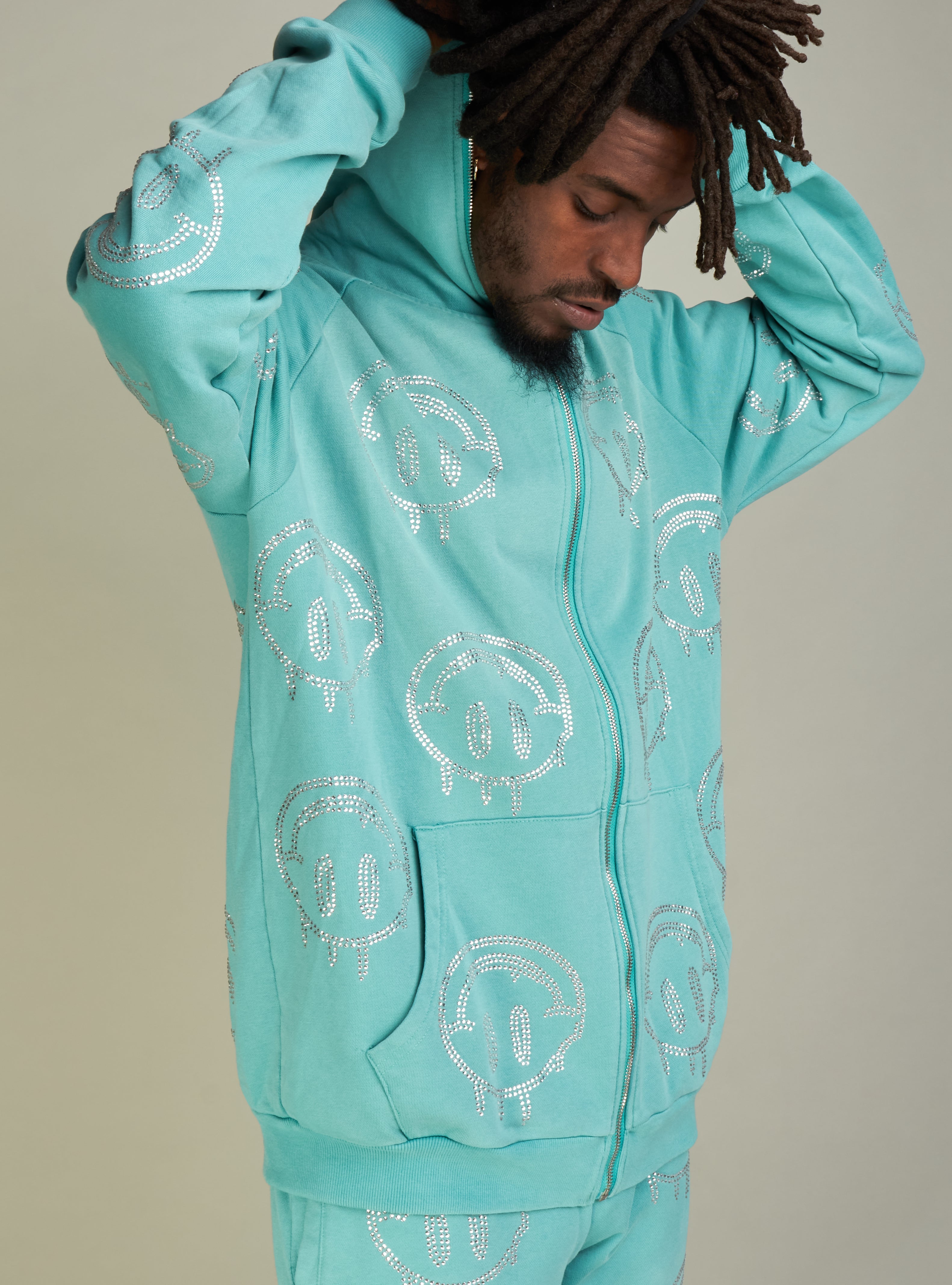 Politics Hoodie - Hayes - Light Blue  - 521