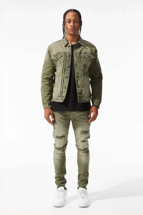 Jordan Craig Jeans - Sean Meadowlands Denim - Olive - JS1220RC