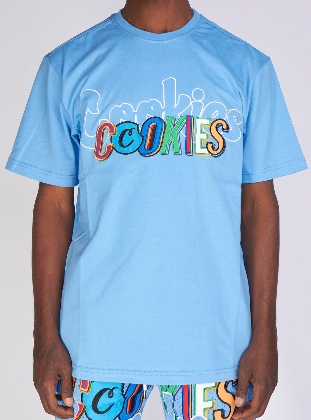 Cookies T-Shirt - On The Block - Sky Blue - CM232KST04
