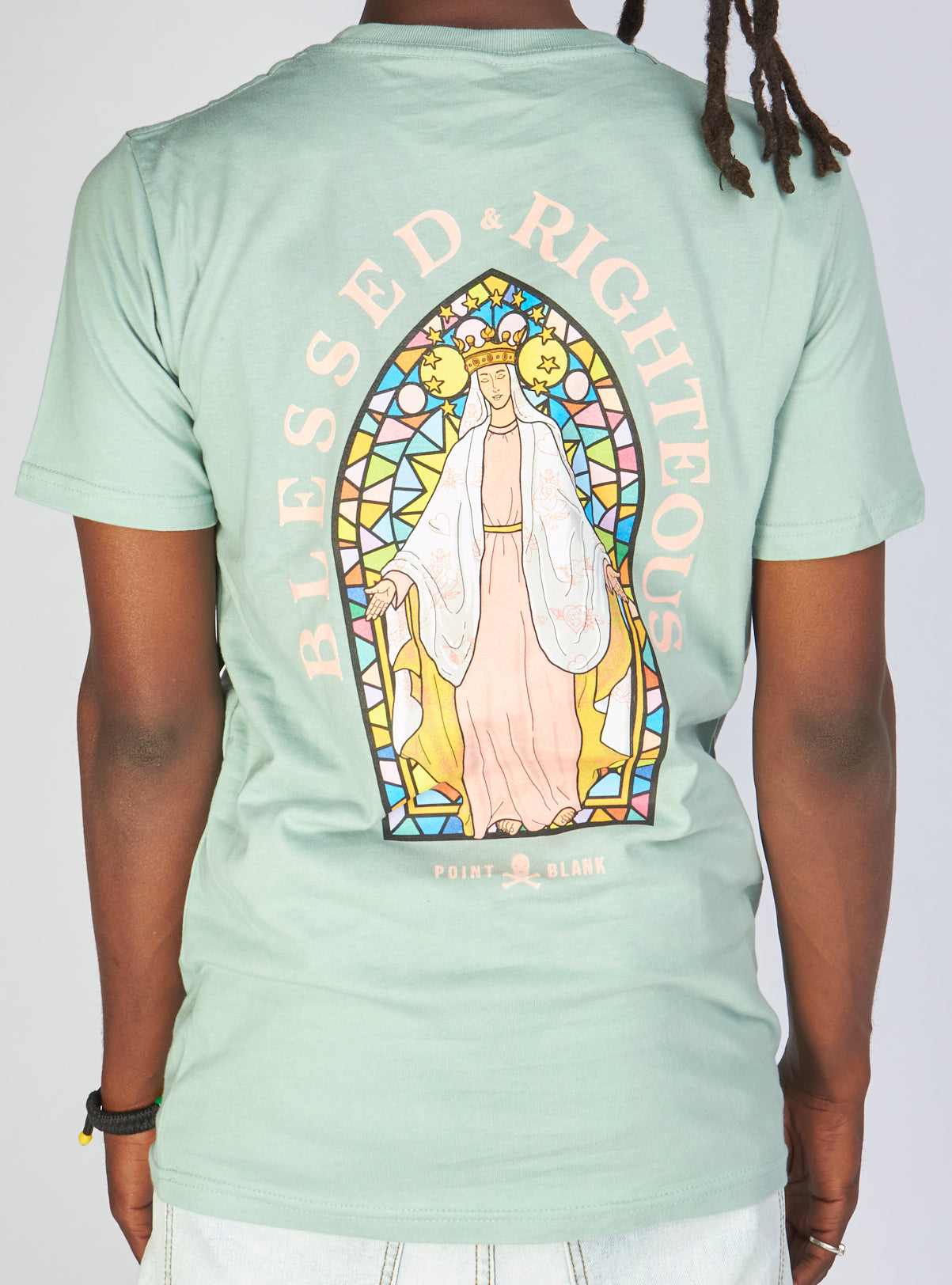 Point Blank T-Shirt - MARY - AQUA - PBAP23TS28