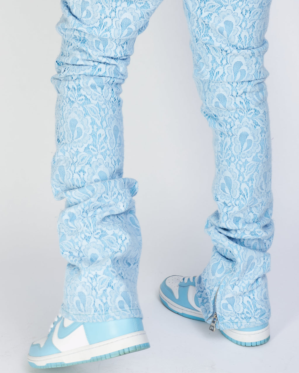 Politics Jeans - Baldwin - Baby Blue - Stacked Applique Denim  - 502