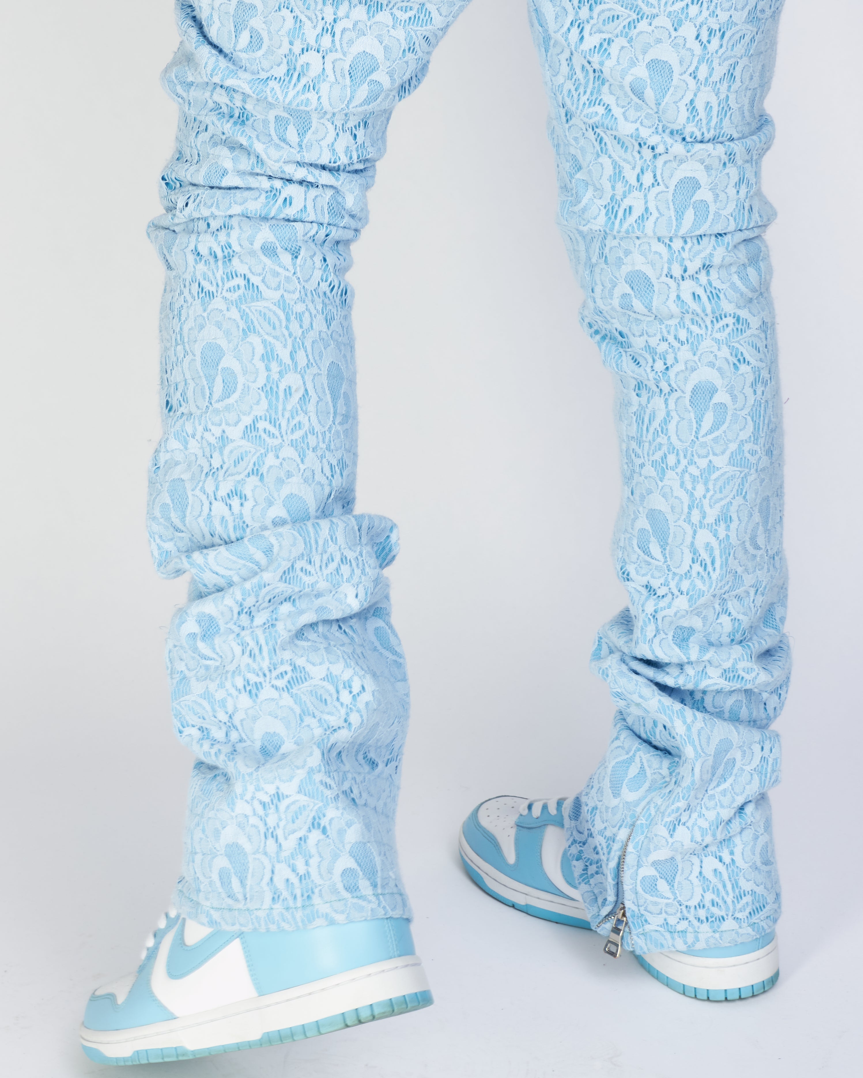 Politics Jeans - Baldwin - Baby Blue - Stacked Applique Denim  - 502