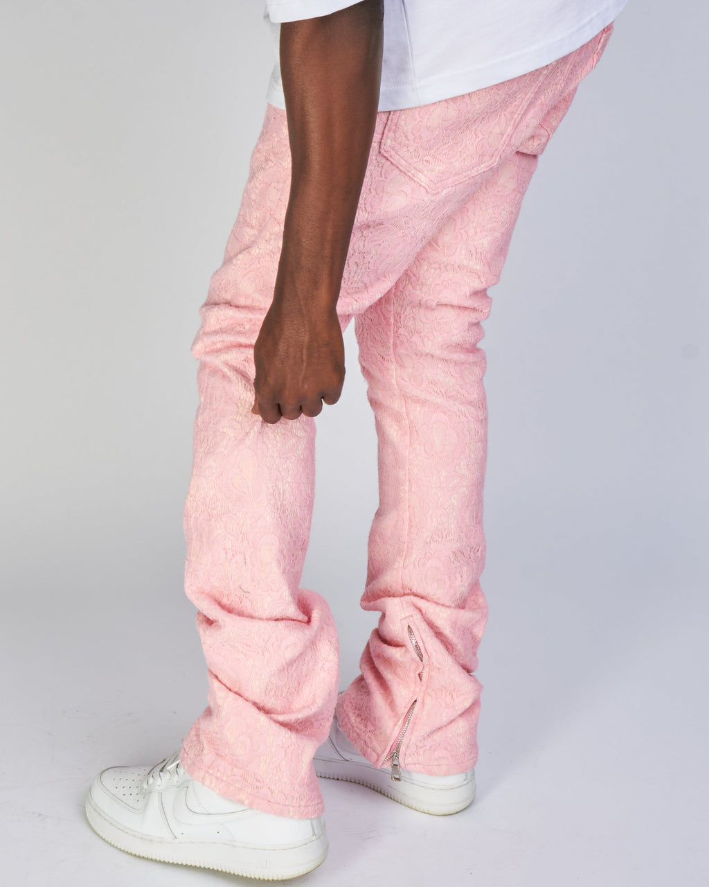 Politics Jeans - Baldwin - Pink  - Stacked Applique Denim  - 501