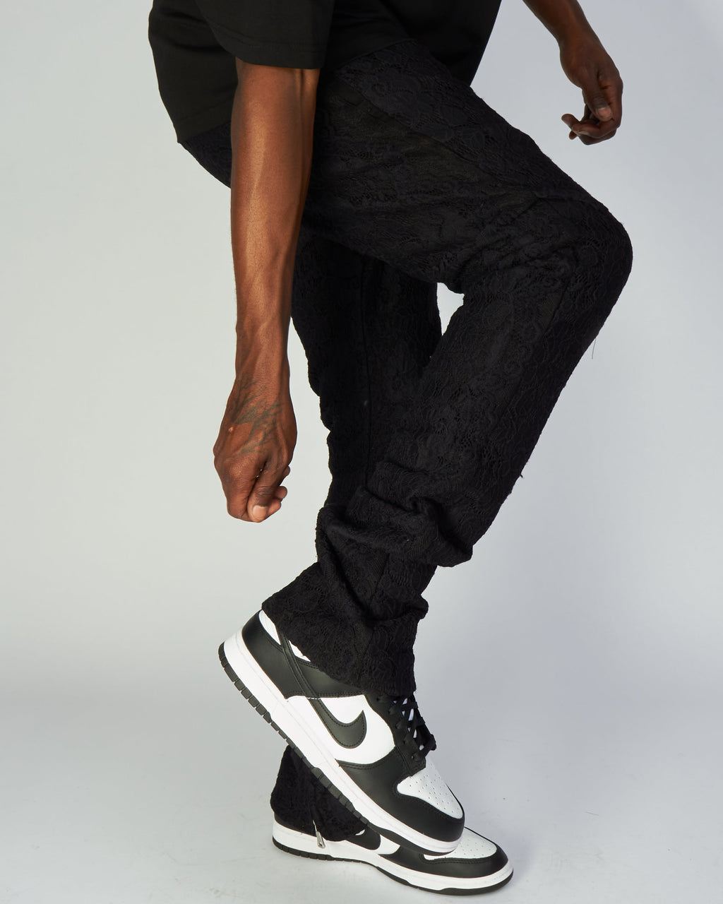 Politics Jeans - Baldwin - Black - Stacked Applique Denim  - 504