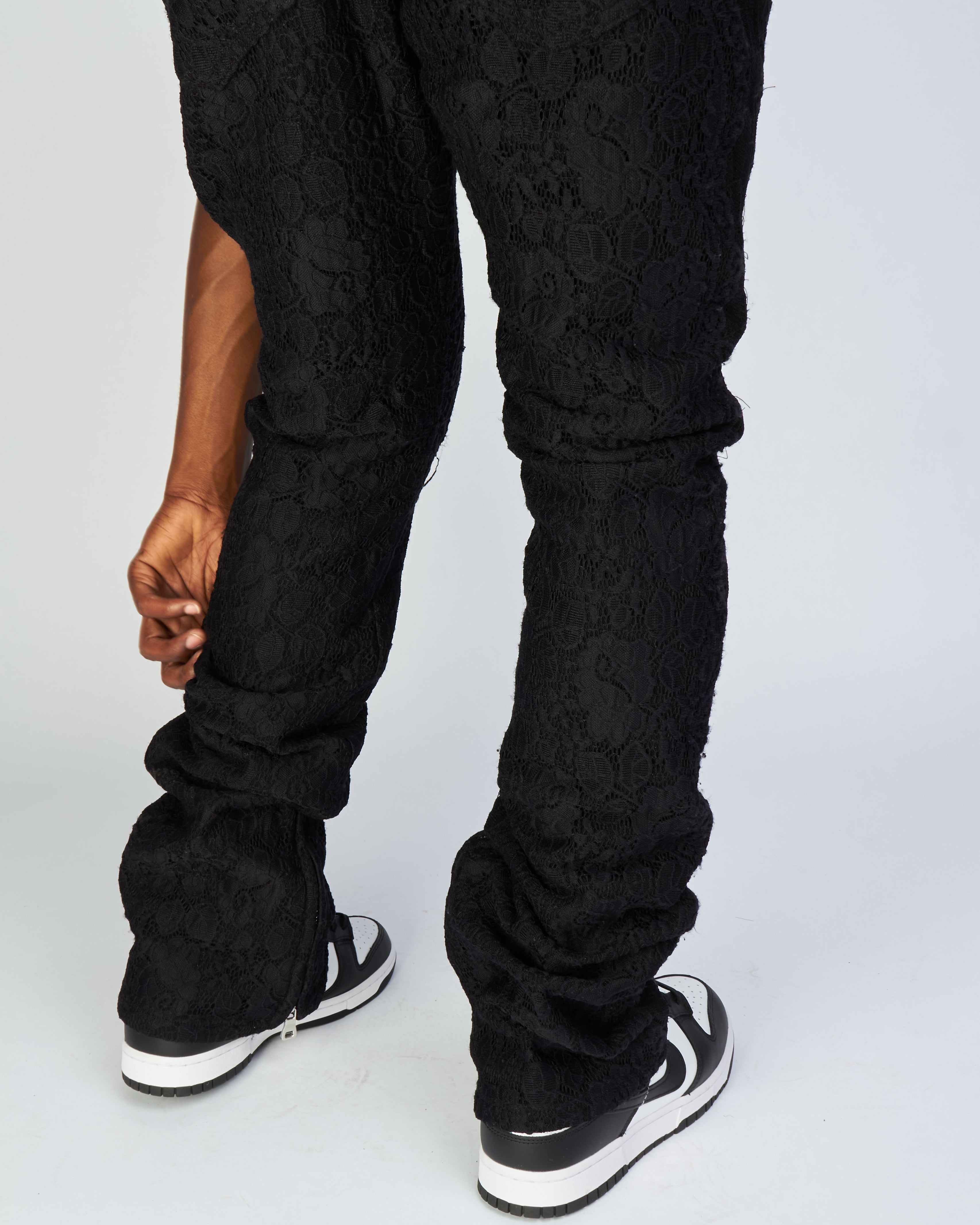 Politics Jeans - Baldwin - Black - Stacked Applique Denim  - 504