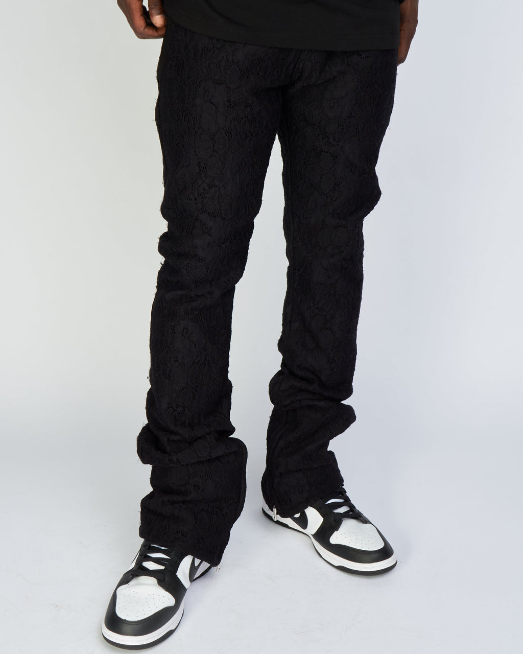 Politics Jeans - Baldwin - Black - Stacked Applique Denim  - 504