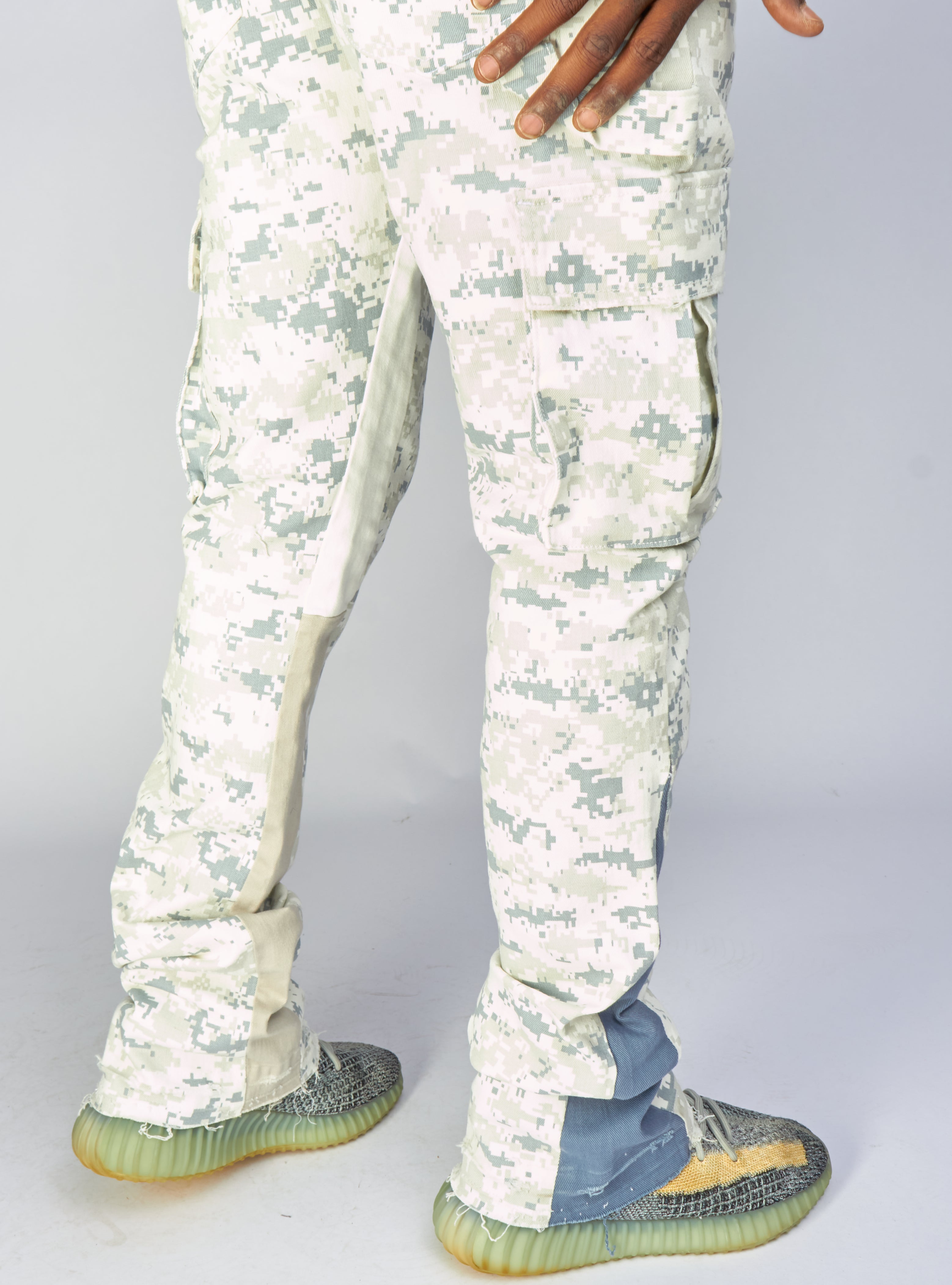 Politics Jeans - Mott - Winter Digital Camo - Cargo Stacked Denim  - 515