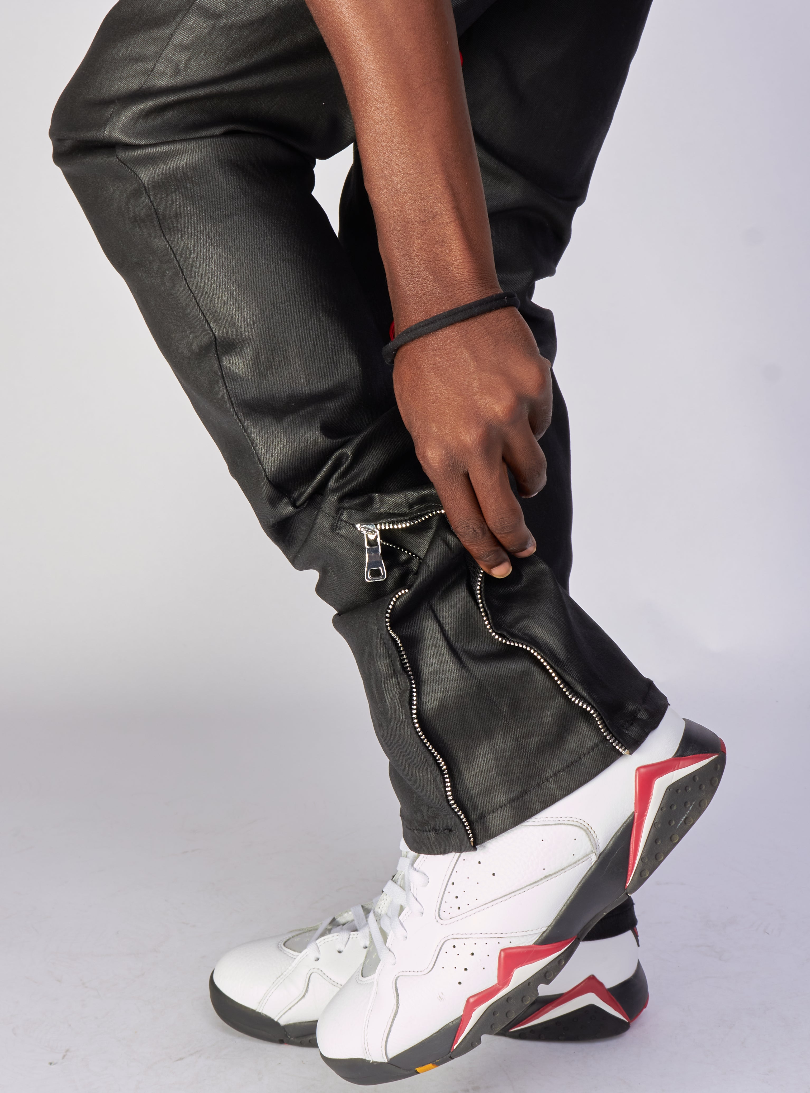 Politics Jeans - Endacott - Black with Red  - 501