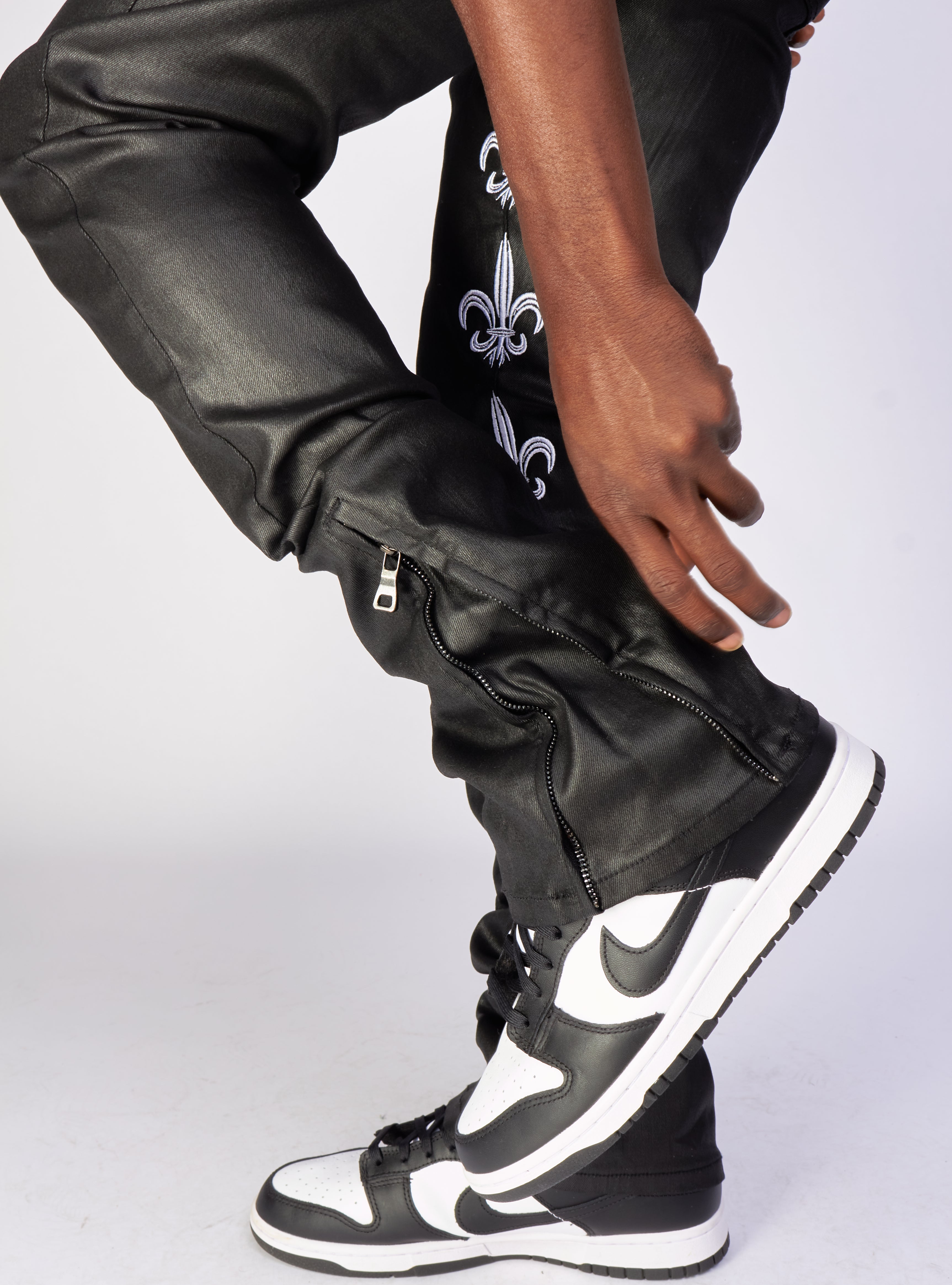 Politics Jeans - Endacott - Black and White - 503