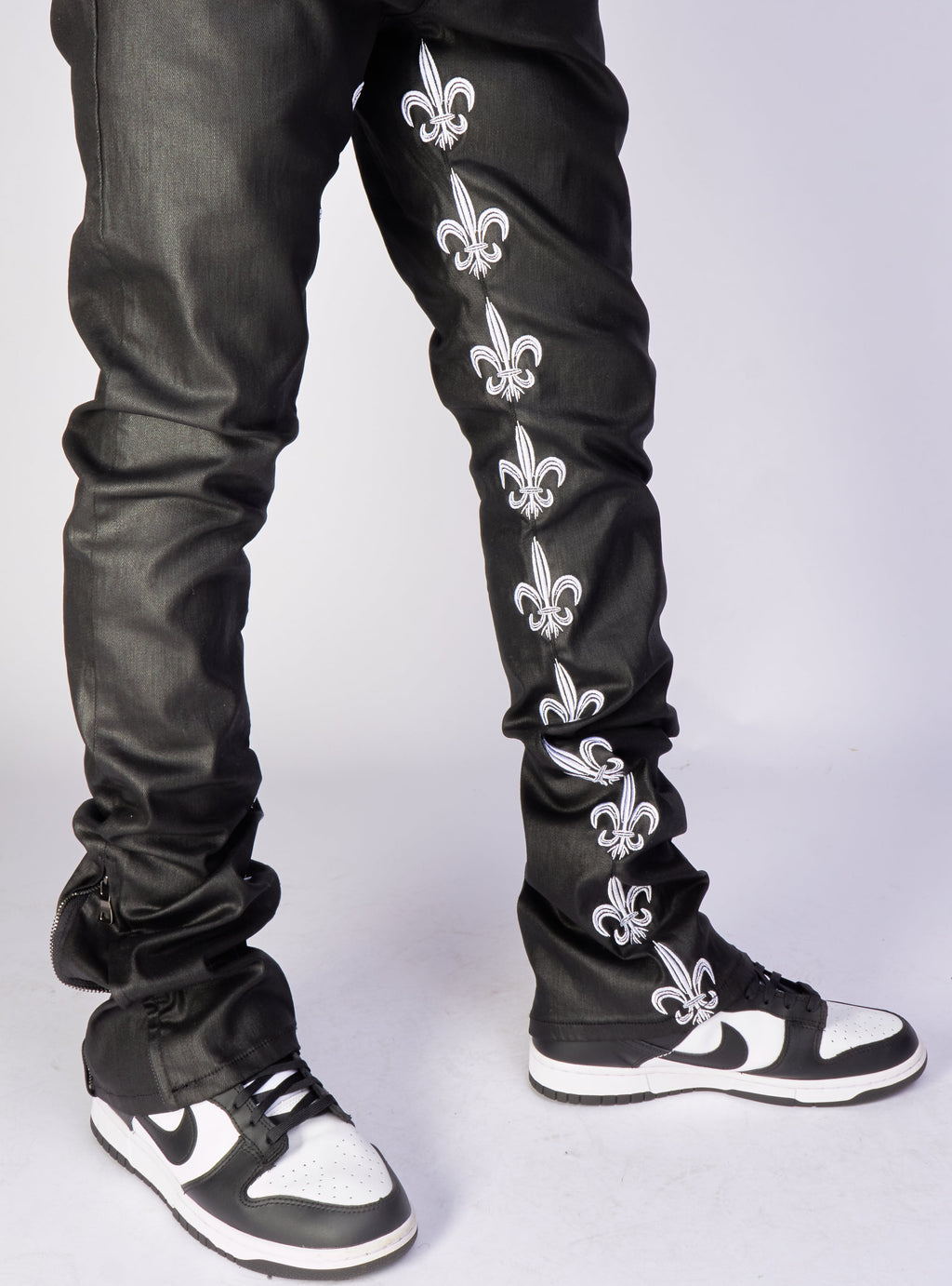 Politics Jeans - Endacott - Black and White - 503