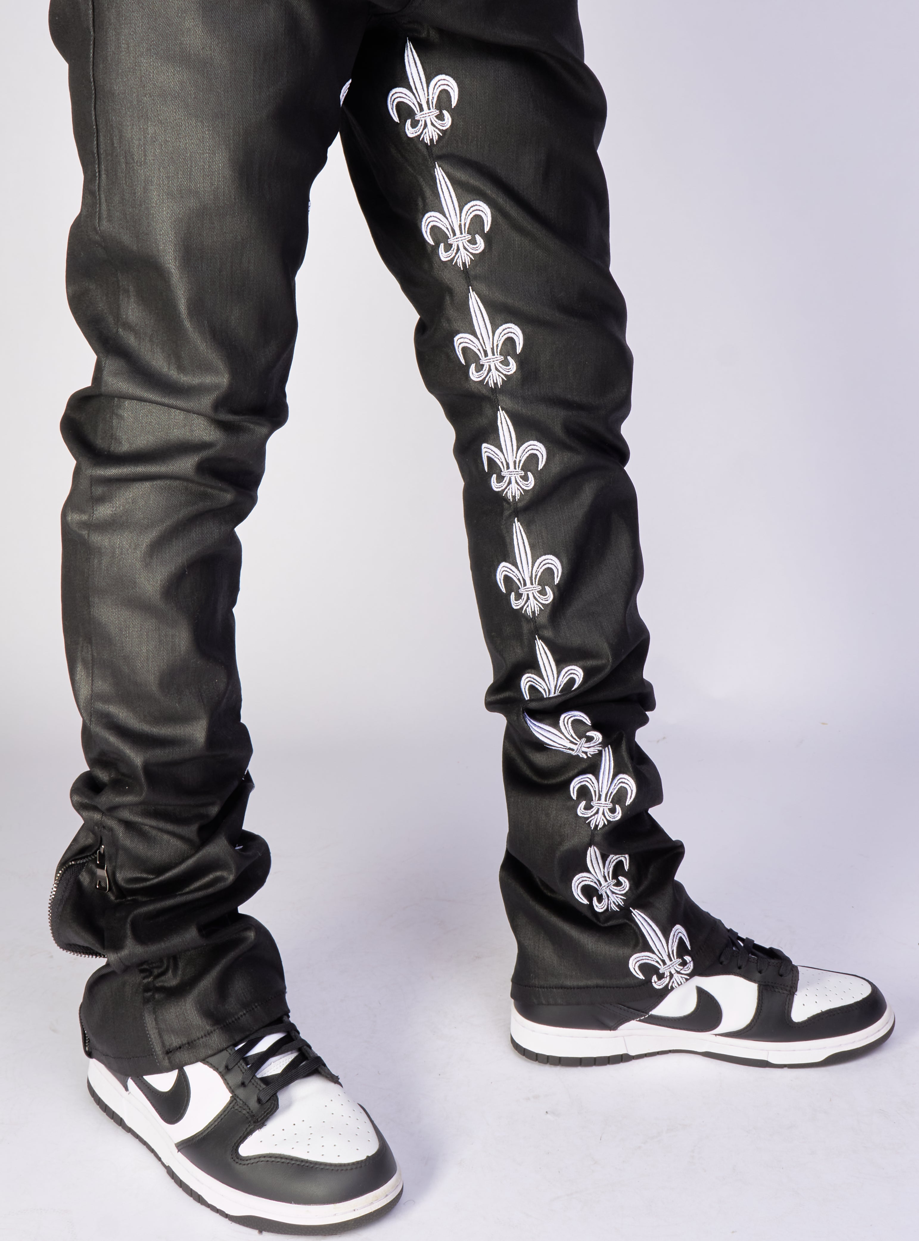 Politics Jeans - Endacott - Black and White - 503